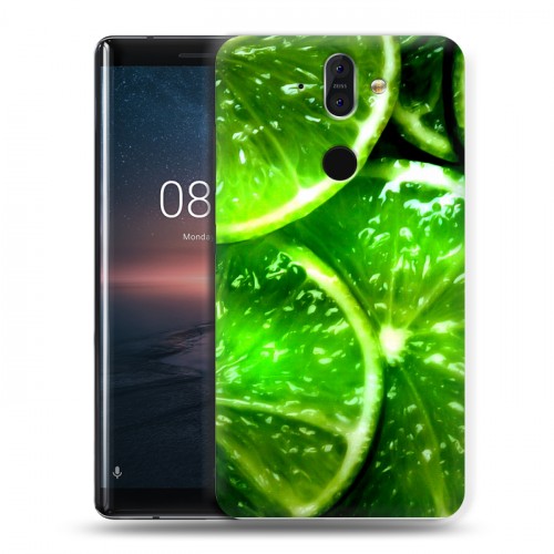 Дизайнерский пластиковый чехол для Nokia 8 Sirocco Лайм