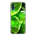 Дизайнерский силиконовый чехол для Samsung Galaxy A50 Лайм