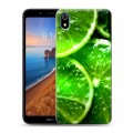 Дизайнерский силиконовый чехол для Xiaomi RedMi 7A Лайм