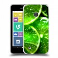 Дизайнерский пластиковый чехол для Nokia Lumia 530 Лайм