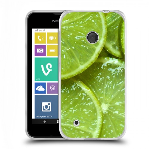 Дизайнерский пластиковый чехол для Nokia Lumia 530 Лайм