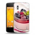 Дизайнерский пластиковый чехол для LG Google Nexus 4 Малина