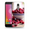 Дизайнерский силиконовый чехол для Lenovo K6 Малина