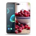 Дизайнерский пластиковый чехол для HTC Desire 12 Plus Малина