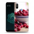 Дизайнерский силиконовый чехол для Xiaomi Mi A2 Малина