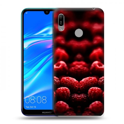 Дизайнерский пластиковый чехол для Huawei Y6 (2019) Малина