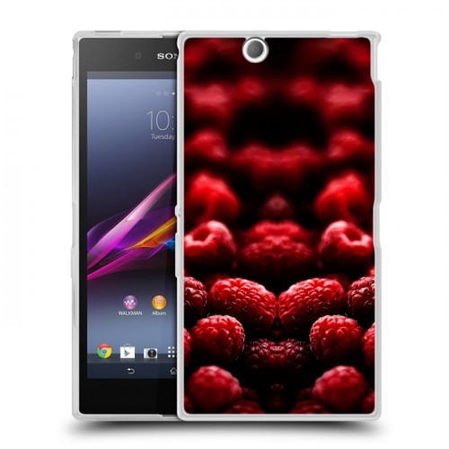 Дизайнерский пластиковый чехол для Sony Xperia Z Ultra  Малина