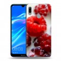 Дизайнерский пластиковый чехол для Huawei Y6 (2019) Малина