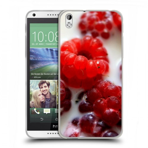 Дизайнерский пластиковый чехол для HTC Desire 816 Малина