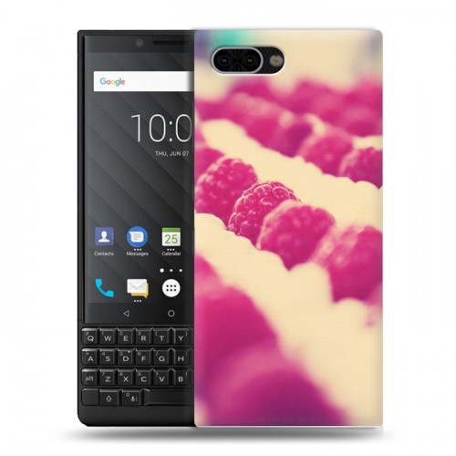 Дизайнерский пластиковый чехол для BlackBerry KEY2 Малина