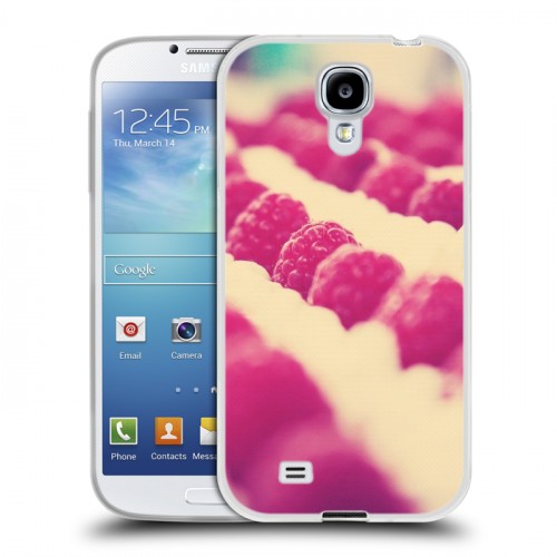 Дизайнерский пластиковый чехол для Samsung Galaxy S4 Малина