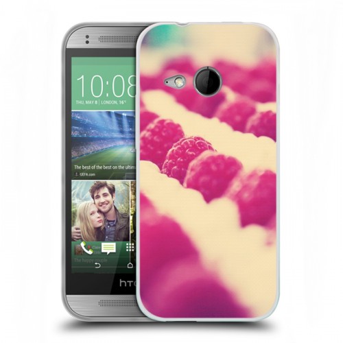 Дизайнерский пластиковый чехол для HTC One mini 2 Малина
