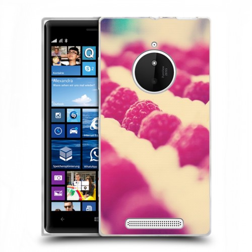 Дизайнерский пластиковый чехол для Nokia Lumia 830 Малина