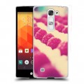 Дизайнерский пластиковый чехол для LG Magna Малина