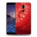 Дизайнерский пластиковый чехол для Nokia 7 Plus Малина