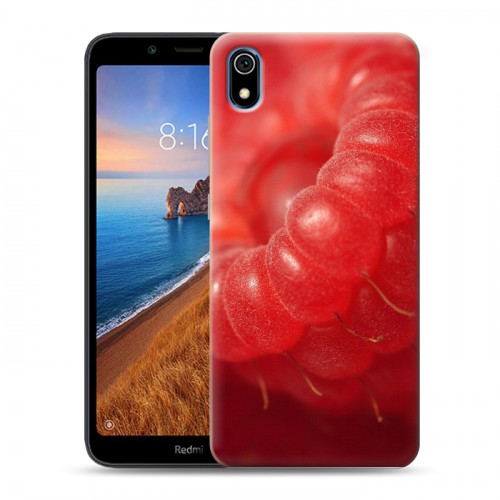 Дизайнерский силиконовый чехол для Xiaomi RedMi 7A Малина