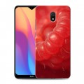 Дизайнерский силиконовый с усиленными углами чехол для Xiaomi RedMi 8A Малина