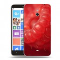 Дизайнерский пластиковый чехол для Nokia Lumia 1320 Малина