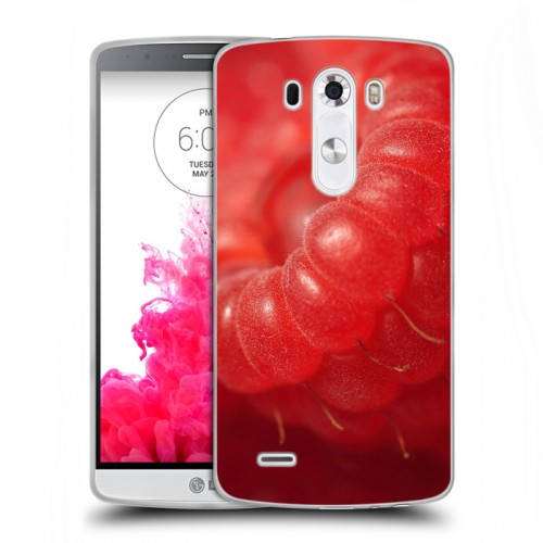 Дизайнерский пластиковый чехол для LG G3 (Dual-LTE) Малина