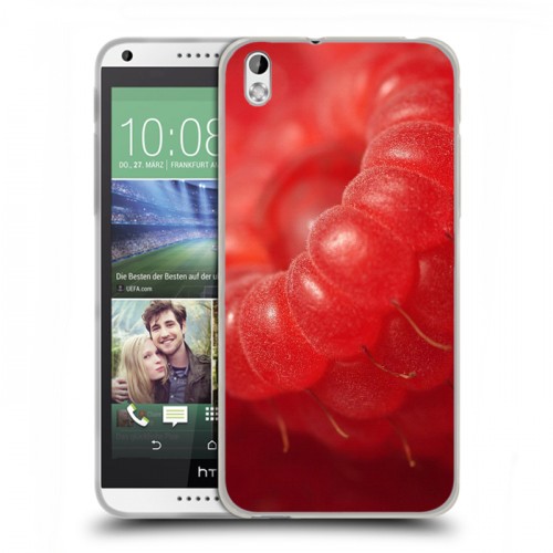 Дизайнерский пластиковый чехол для HTC Desire 816 Малина