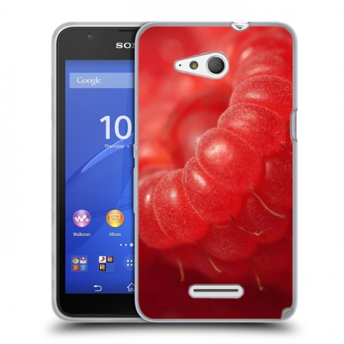 Дизайнерский пластиковый чехол для Sony Xperia E4g Малина