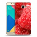 Дизайнерский силиконовый чехол для Samsung Galaxy A9 Малина