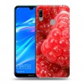 Дизайнерский пластиковый чехол для Huawei Y6 (2019) Малина