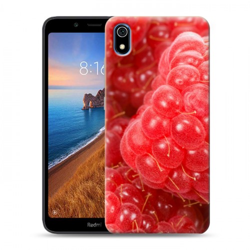 Дизайнерский силиконовый чехол для Xiaomi RedMi 7A Малина