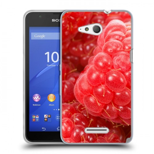 Дизайнерский пластиковый чехол для Sony Xperia E4g Малина