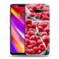 Дизайнерский пластиковый чехол для LG G8 ThinQ Малина