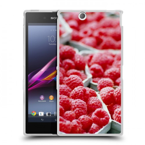 Дизайнерский пластиковый чехол для Sony Xperia Z Ultra  Малина