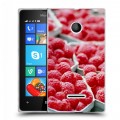 Дизайнерский пластиковый чехол для Microsoft Lumia 435 Малина