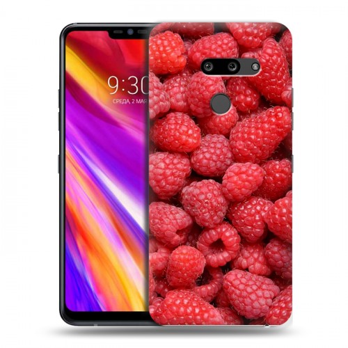 Дизайнерский пластиковый чехол для LG G8 ThinQ Малина