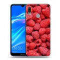 Дизайнерский пластиковый чехол для Huawei Y6 (2019) Малина