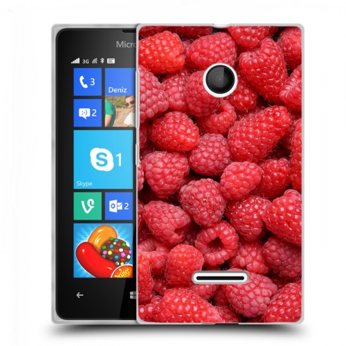 Дизайнерский пластиковый чехол для Microsoft Lumia 435 Малина