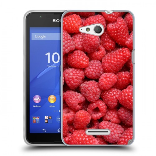 Дизайнерский пластиковый чехол для Sony Xperia E4g Малина