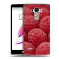 Дизайнерский силиконовый чехол для LG G4 Stylus Малина