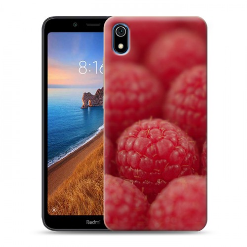 Дизайнерский силиконовый чехол для Xiaomi RedMi 7A Малина