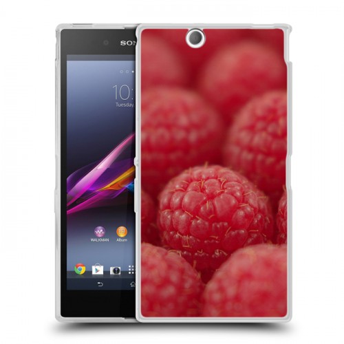 Дизайнерский пластиковый чехол для Sony Xperia Z Ultra  Малина