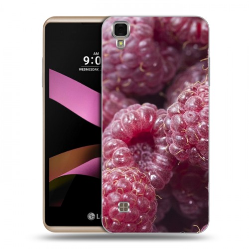 Дизайнерский пластиковый чехол для LG X Style Малина