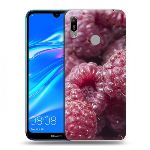 Дизайнерский пластиковый чехол для Huawei Y6 (2019) Малина