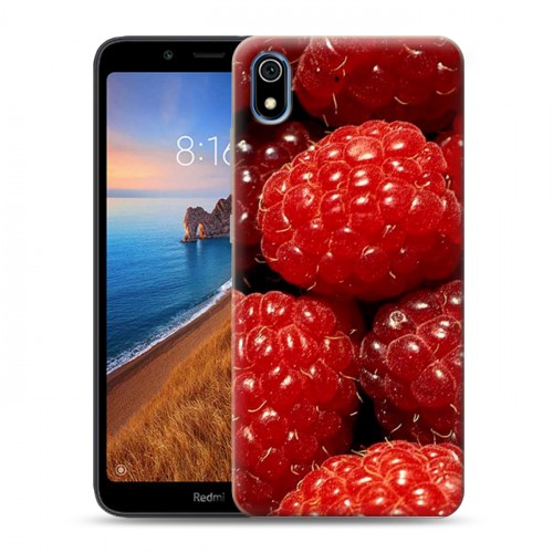 Дизайнерский силиконовый чехол для Xiaomi RedMi 7A Малина