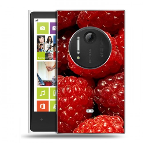 Дизайнерский пластиковый чехол для Nokia Lumia 1020 Малина