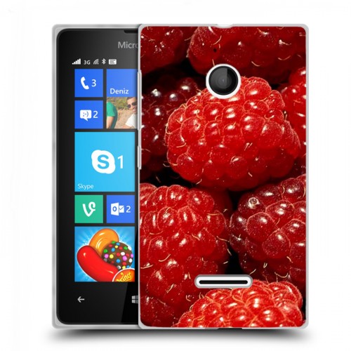 Дизайнерский пластиковый чехол для Microsoft Lumia 435 Малина