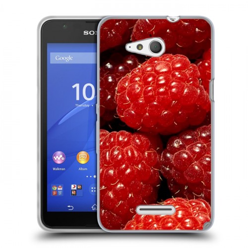 Дизайнерский пластиковый чехол для Sony Xperia E4g Малина