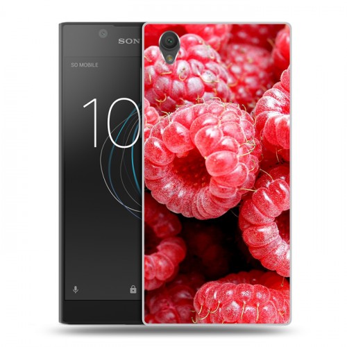 Дизайнерский пластиковый чехол для Sony Xperia L1 Малина