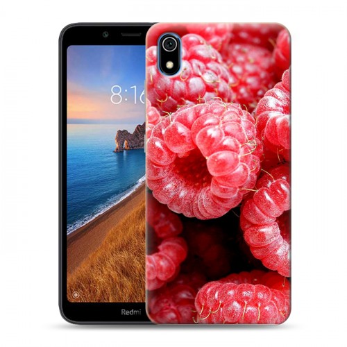 Дизайнерский силиконовый чехол для Xiaomi RedMi 7A Малина