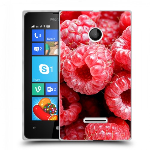 Дизайнерский пластиковый чехол для Microsoft Lumia 435 Малина