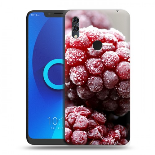 Дизайнерский силиконовый чехол для Alcatel 5V Малина