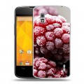 Дизайнерский пластиковый чехол для LG Google Nexus 4 Малина